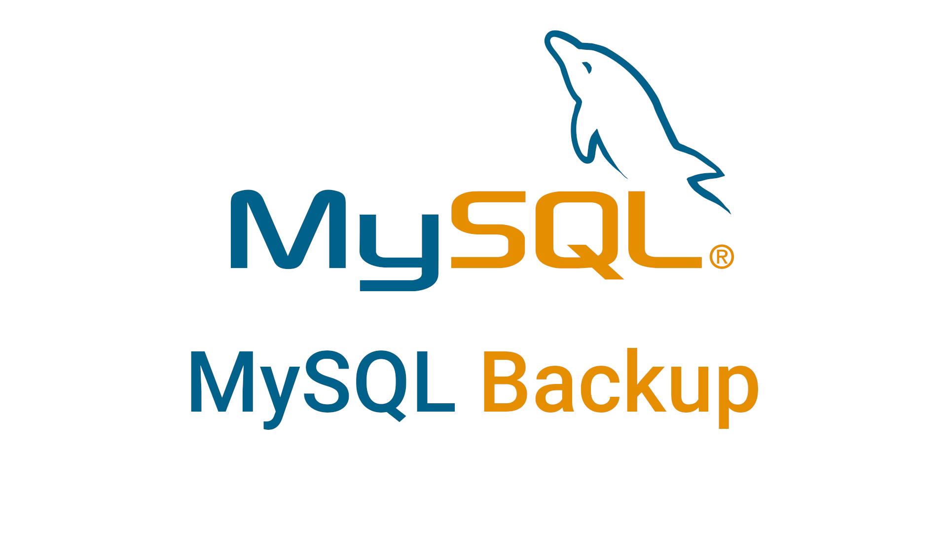 MySQL Backup